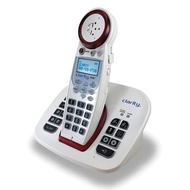 Clarity XLC8 slow talk amplified cordless phone system.