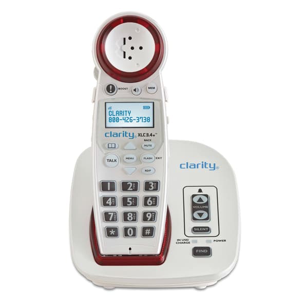 Clarity XLC3.4 Plus loud big button cordless phone.